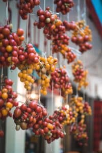 Voyage aux Cyclades gastronomie tomates Akaoka