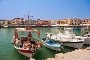 Voyage Crète Port Chania Akaoka