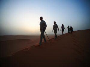 Randonnée Algérie en groupe dans le désert Tassili dans le Hoggar Akaoka