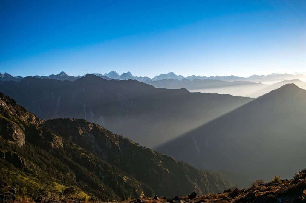 Trek au Népal au sommet de la vallée de Langtang Akaoka