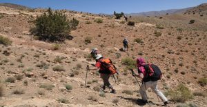 Trekking au Maroc dans le désert aride Akaoka