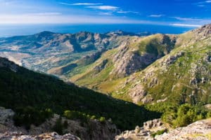 Randonnée Corse paysage du GR 20 sud Akaoka