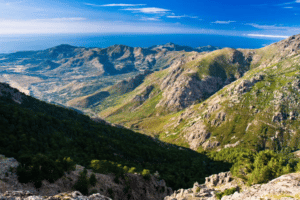 Randonnée Corse paysage du GR 20 sud Akaoka